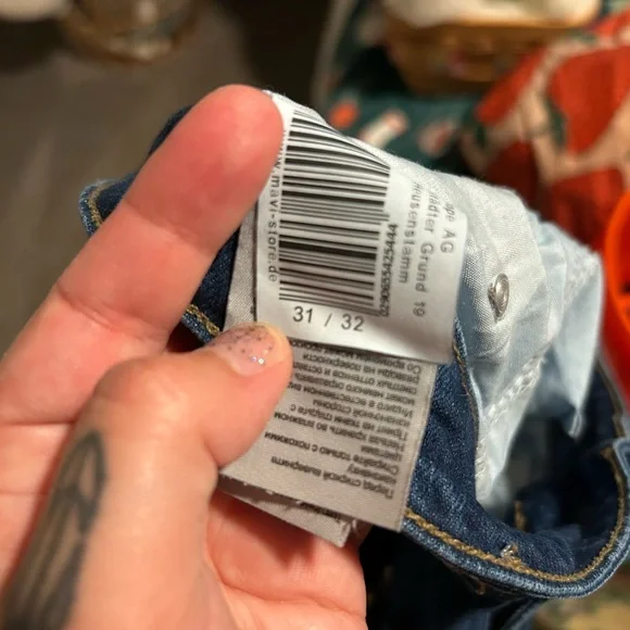 Mavi Victoria Solid Deep Wide Leg Jeans - Picture 7 of 10